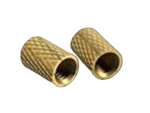 Polished Finish Round Female Connection Brass Moulding Inserts For Industrial