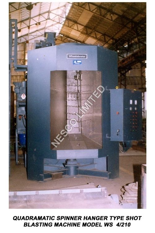 Quadramatic Spinner Hanger Shot Blasting Machine