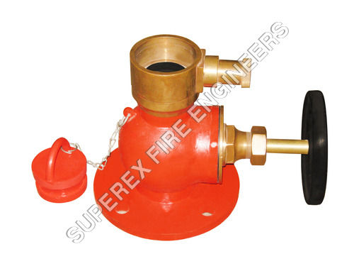 Landing Valve Single Outlet Straight Type Collar Style: Standard