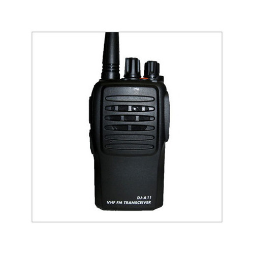 Dj-A11 Vhf Walkie Talkie - Color: Black