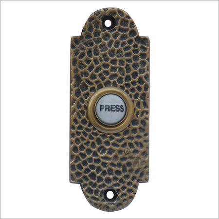 Textured Door Bell Push Plate