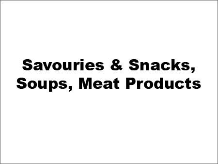 Savouries & Snacks, Soups, Meat Products