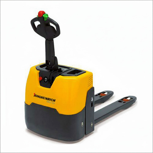 Electric Pedestrian Trucks - Yellow/Black, 1.20-3.50t Capacity, 120-540mm Lift | Li-ion, Maintenance-Free Battery, Rapid Charging, Compact Design, Easy Operate