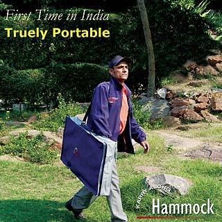 Portable Hammock - Lightweight 15 Kg Carry Along Kit | Trendy Design, Easy to Transport