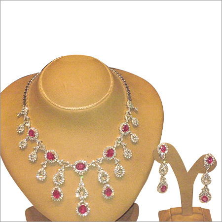 डायमंड रूबी सेट