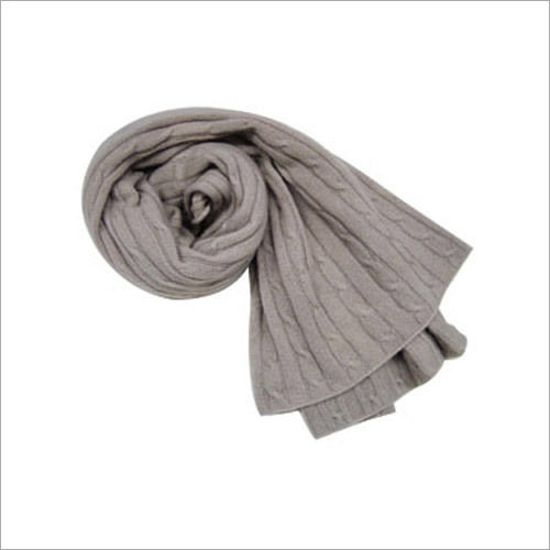Cashmere Cable Knitted Stole
