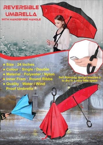 Single Reversible Umbrella