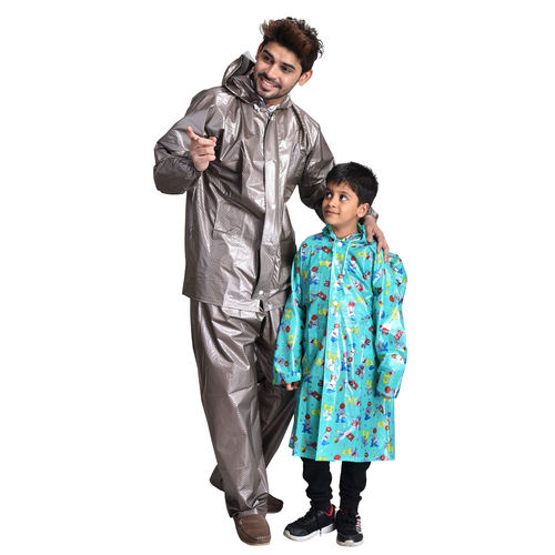 Plain And Printed Raincoat Gender: Unisex