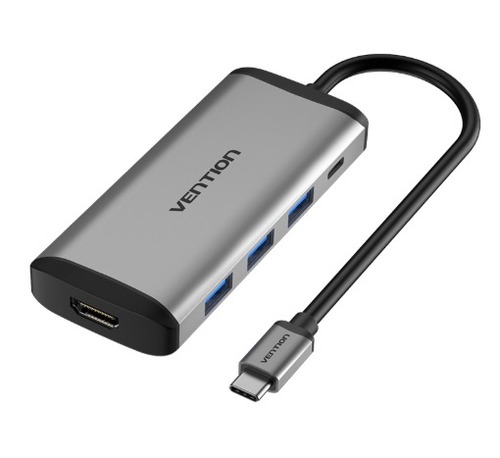 Vention Type-C To Hdmi/Usb3.0*3/Pd Converter Application: Industrial