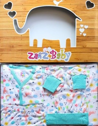 Zanzbaby Unisex 6 Piece New Born Baby Gift Set