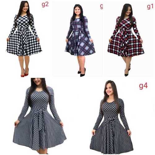 cotton check frock designs for ladies