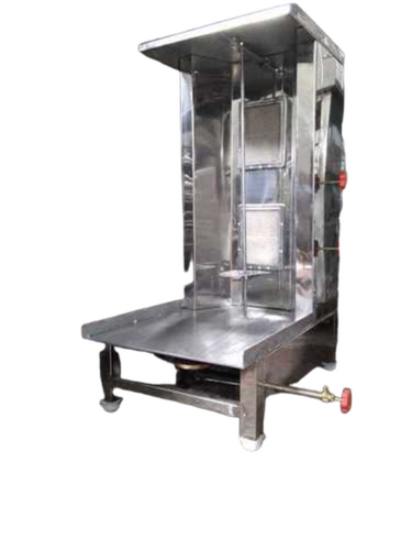 Table Top Shawarma Machine 2 Burner Lpg Model With Motor - Automatic Grade: Semi Automatic