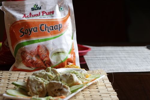 Frozen Veg Soya Chaap Carbohydrate: 11.9 Percentage ( % )