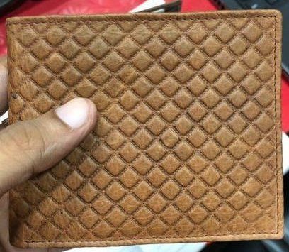 Woven Brown Leather Wallet for Men Stylish Designer Wallet 