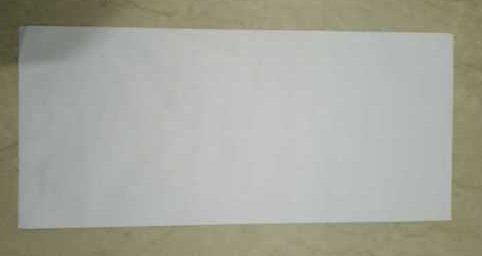 Plain White Paper Envelope Size: 9 X 4