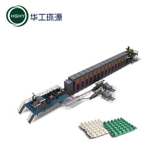 Hghy Automatic Double Rotary 30 Cavity Paper Egg Tray Machine Capacity: 8000 - 12000 Pcs/Hr  (Based On 30-Egg Tray) Kg/Hr