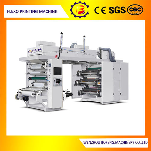 Paper Bag And Non Woven Bag Ci Flexographic Printing Machine