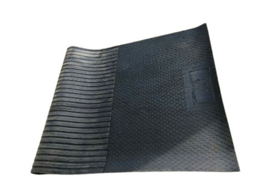 Balek V Blu Plain Rubber Cow Mats