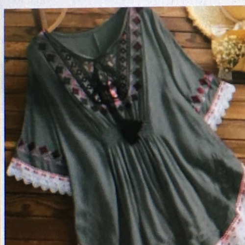 ladies cotton fancy tops