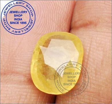 Natural Yellow Sapphire Gemstone Grade: Stone