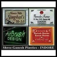 All Fancy Steel Name Plate At Price Range 50 00 110 00 Inr Piece In Indore Id