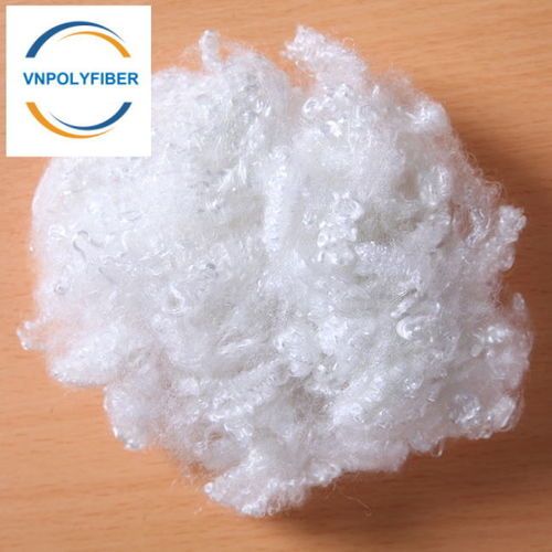 Polyester Staple Fiber Hollow Conjugated Siliconised 7Dx64Mm Hcs Crimp Recovery: >18