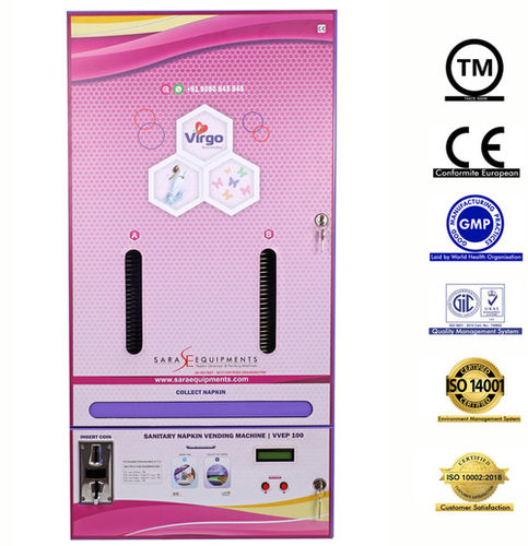 Automatic Sanitary Napkin Dispenser Vvep100 Bag Size: Medium