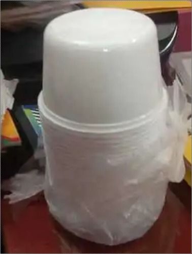 White Big Plastic Food Container 