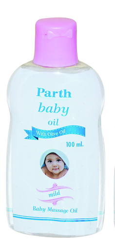 Parth Baby Massage Oil - Transparent Formula, Ideal for Newborns & Infants 3-12 Months | Gentle & Soothing Massage Oil in Convenient Bottle