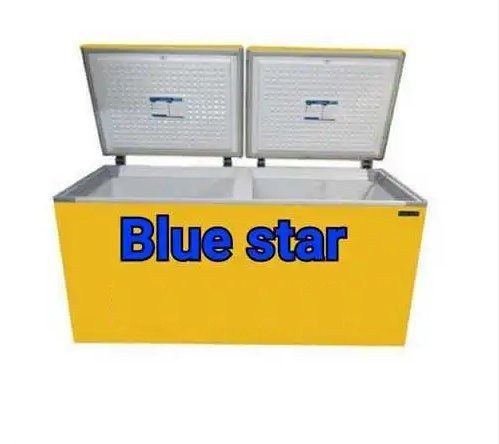 White Blue Star Deep Freezer