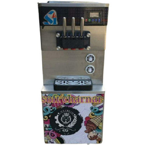 Round Ice Cream Making Machine