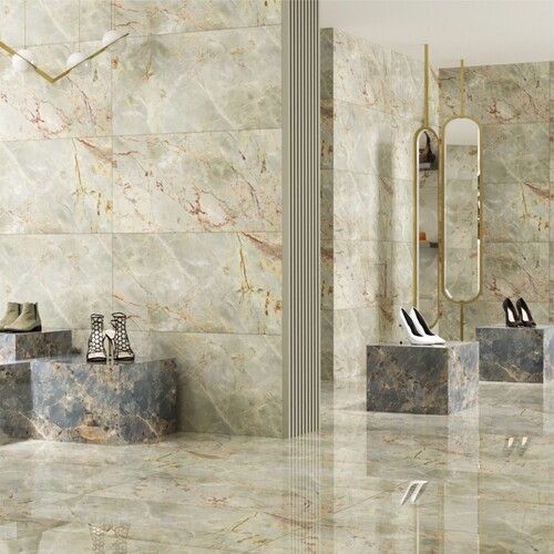 24X48 Inches Porcelanato Porcelain Tiles For Floors And Walls Size: 1200X600Mm