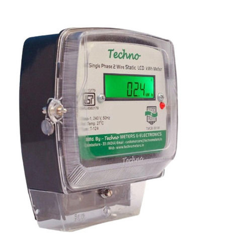 Wall Mounted 100% Accuracy Single Phase Two Wire Class 1 Utility Meter