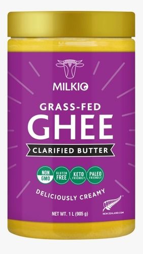 MILKIO 100% Organic Grass Fed Ghee Clarified Butter 8 Oz, 1