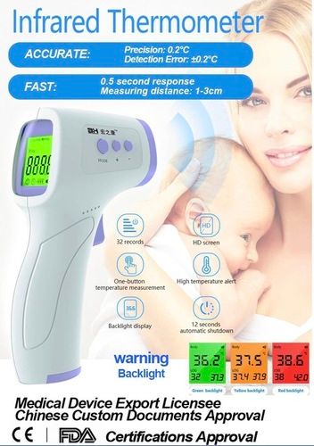 Electronic Fzk801 Non Contact Infrared Forehead Thermometer