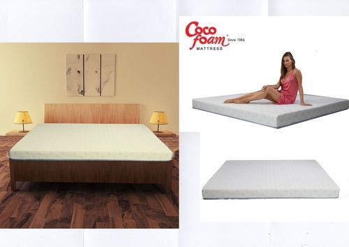 White & Gray Blossom Hr Foam With Memory Mattress