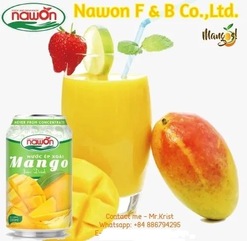 100% Pure Mango Juice Packaging: Can (Tinned)