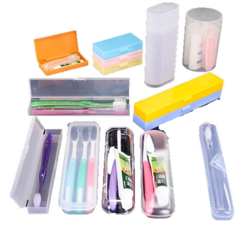 Transparent and Non Transparent PP Plastic Storage Toothbrush Case Box