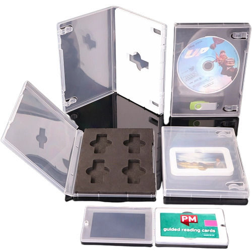 पारदर्शी यूएसबी फ्लैश ड्राइव मैग्नेटिक क्लोजर प्लास्टिक बॉक्स 
