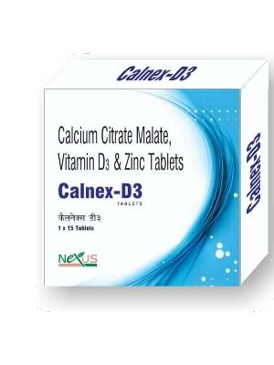  Calnex D3 कैल्शियम टैबलेट हेल्थ सप्लीमेंट्स 