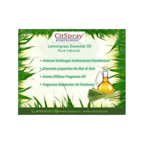 Pure Organic Lemongrass Essential Oil Shelf Life: 10 Years