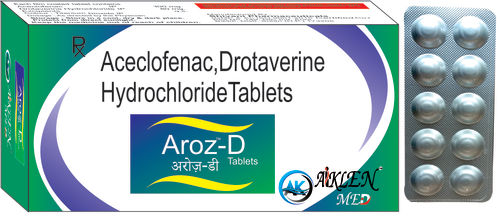 Aroz-d Tablets Aceclofenac With Drotaverine