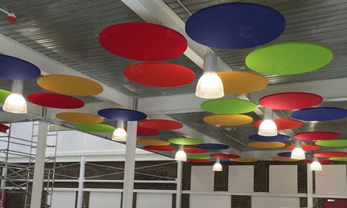 Designer Acoustic Ceiling Clouds Application: Sound Absorption For Recording Studio