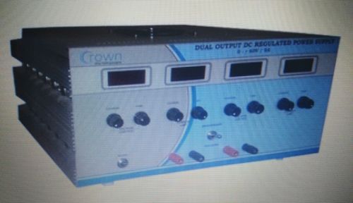 Dual Output Dc Regulated Power Supply 0-30V/10A Input Voltage: 230 Volt (V)