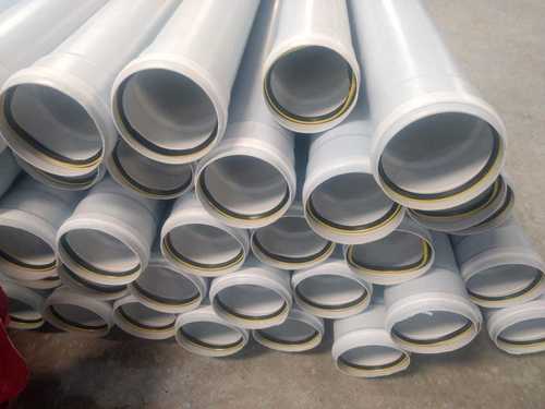 White Industrial Round Plastic Swr Pipes