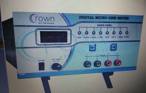 3A  Digit Digital Micro OHM Meter Cum Comparator