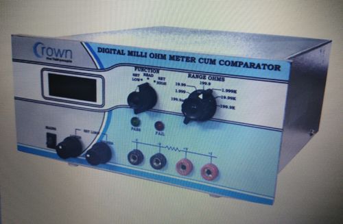 3A  Digit Digital Milli Ohm Meter Cum Comparator Power Consumption: 460 Watt (W)