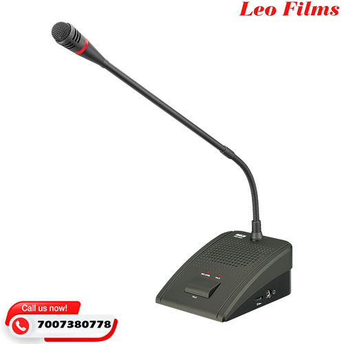 Black Conference Gooseneck Condenser Microphone