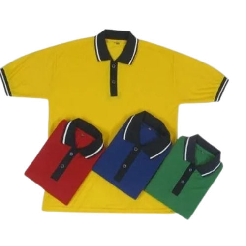 School Collar Neck T Shirt