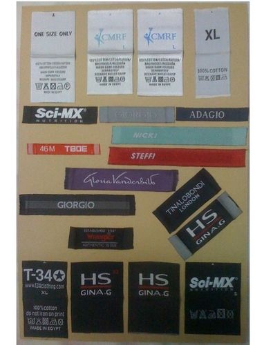 Various Colors Are Available Customized Designer Woven Labels